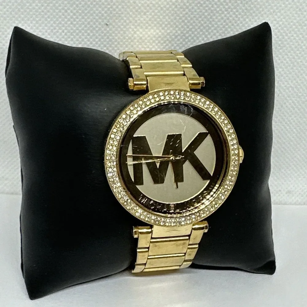 Michael Kors Parker MK5784 Women's Gold Stainless Steel Analog Dial Watch NUL17